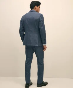 Slim Fit Wool Check 1818 Suit