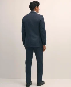 Slim Fit Wool Check 1818 Suit