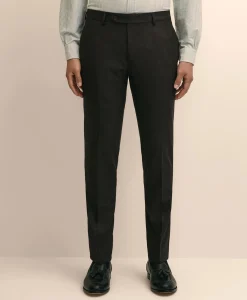 Slim Fit Wool Flannel Dress Pants