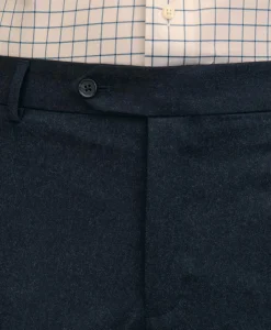 Slim Fit Wool Flannel Dress Pants