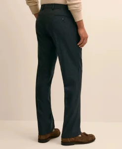 Slim Fit Wool Flannel Dress Pants