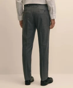 Slim Fit Wool Flannel Dress Pants