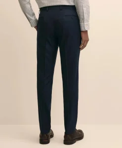 Slim Fit Wool Flannel Dress Pants