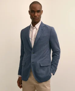 Slim Fit Wool Hopsack Sport Coat