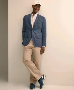 Slim Fit Wool Hopsack Sport Coat