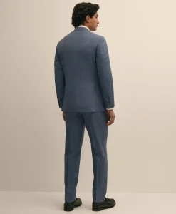 Slim Fit Wool Mini-Houndstooth 1818 Suit