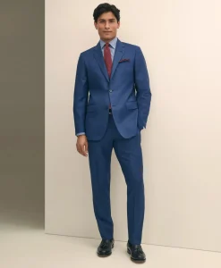 Slim Fit Wool Sharkskin 1818 Suit