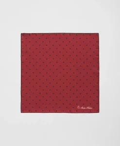 Small Dot Silk Pocket Square