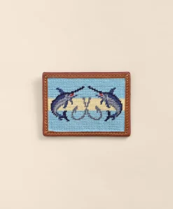 Smathers & Branson Needlepoint Marlin Card Case