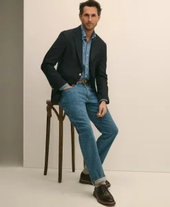 Straight Fit Denim Jeans