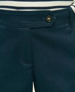 Stretch Cotton Twill Shorts