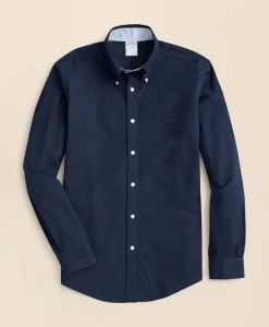 Stretch Non-Iron Oxford Button-Down Collar Sport Shirt