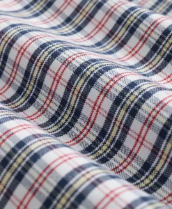 Stretch Non-Iron Oxford Button-Down Collar, Vintage Check Shirt