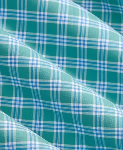 Stretch Non-Iron Poplin Polo Button-Down, Sport Shirt