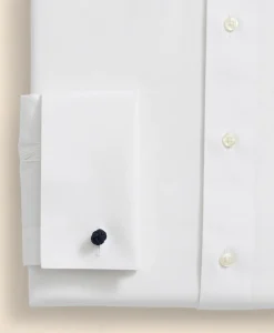 Stretch Supima® Cotton Broadcloth Londoner Collar, Dress Shirt