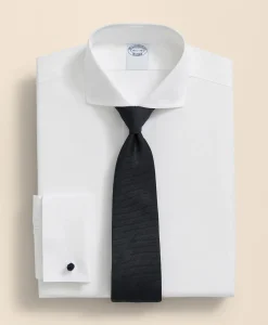 Stretch Supima® Cotton Broadcloth Londoner Collar, Dress Shirt