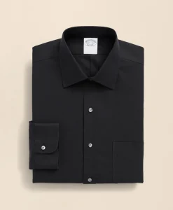 Stretch Supima® Cotton Non-Iron Pinpoint Oxford Ainsley Collar Dress Shirt