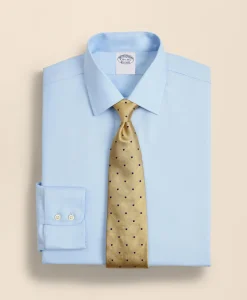 Stretch Supima® Cotton Non-Iron Twill Ainsley Collar Dress Shirt