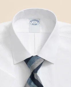 Stretch Supima® Cotton Non-Iron Ainsley Collar, Short-Sleeve Dress Shirt