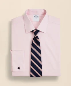 Stretch Supima® Cotton Non-Iron Pinpoint Oxford Ainsley Collar Dress Shirt