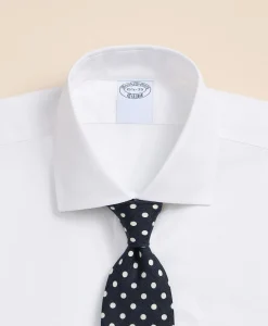 Stretch Supima® Cotton Non-Iron Royal Oxford English Spread Collar Dress Shirt