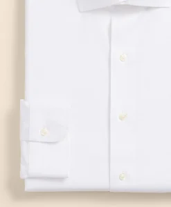 Stretch Supima® Cotton Non-Iron Royal Oxford English Spread Collar Dress Shirt