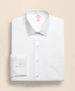 Stretch Supima® Cotton Non-Iron Pinpoint Oxford Ainsley Collar Dress Shirt