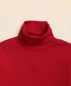 Stretch Supima® Cotton Turtleneck