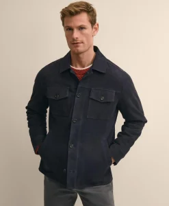 Suede Shirt Jacket