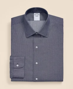 Supima® Cotton Non-Iron Ainsley Collar Dot Dress Shirt