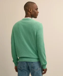 Supima® Cotton Pique Crewneck Sweater