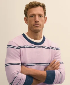 Supima® Cotton Pique Crewneck Sweater