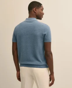 Supima® Cotton Pique Polo Sweater