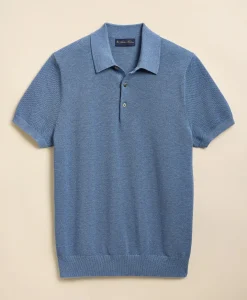 Supima® Cotton Pique Polo Sweater