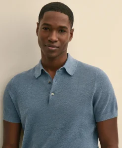 Supima® Cotton Pique Polo Sweater