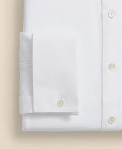 Supima® Cotton Poplin English Collar, Pique Bib Tuxedo Shirt