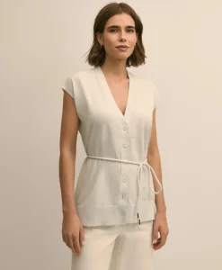 Supima® Cotton Relaxed Sweater Vest