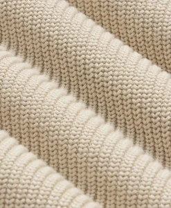 Supima® Cotton Ribbed Mock Neck Cardigan