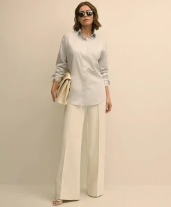 Supima® Cotton Sateen Relaxed Shirt