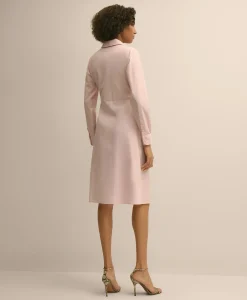 Supima® Cotton Tie-Waist Shirt Dress