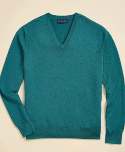 Supima® Cotton V-Neck Sweater