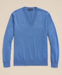 Supima® Cotton V-Neck Sweater