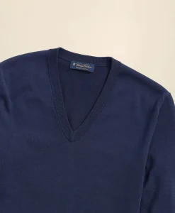 Supima® Cotton V-Neck Sweater