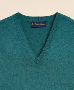 Supima® Cotton V-Neck Sweater