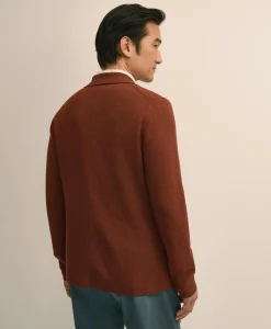Sweater Blazer In Linen-Cotton Blend