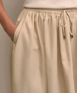 Taffeta Water-Resistant Drawstring Circle Skirt