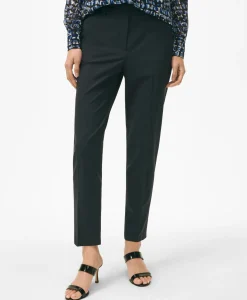 The Essentials Brooks Brothers Stretch Wool Slim Crop Pants