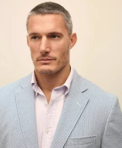 The No. 1 Sack Sport Coat in Cotton Seersucker