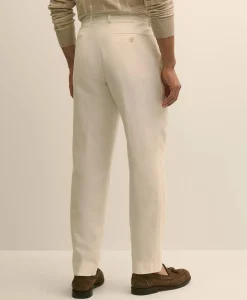 The Pleated Linen-Cotton Pants