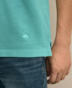 The Vintage Short-Sleeve Garment Dyed Polo Shirt